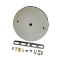thumbnail image 4 of S SERENABLE Canopy Kit DIY Project Iron for Hanging Lamp Replacement Ceiling Cover Plate White Dia 15cm, 4 of 9