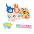 thumbnail image 3 of Juguete matemático para contar con los dedos, juego educativo, bonitos bloques de conteo 2 en 1, reloj didáctico de mesa, para el hogar y viajes,, 3 of 7