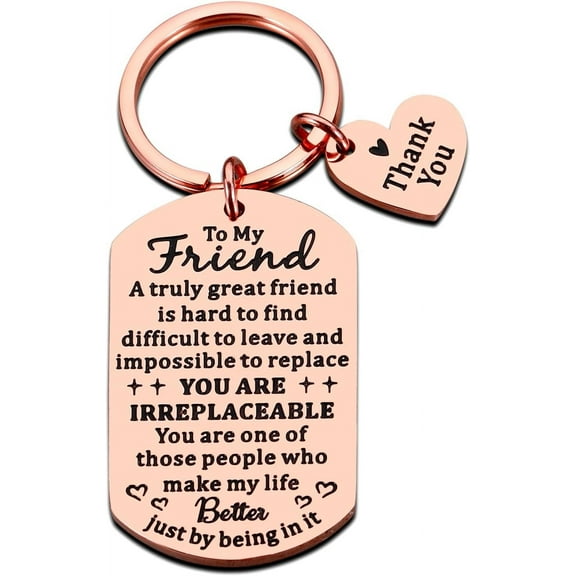 Stocking Stuffers for Women -White Elephant Gift for Friends Christmas Party Gift for Bestie Keychain Gift for Female Friend Birthdays Gift for Her Thank You Gifts for Girls Friendship Gift for Adult