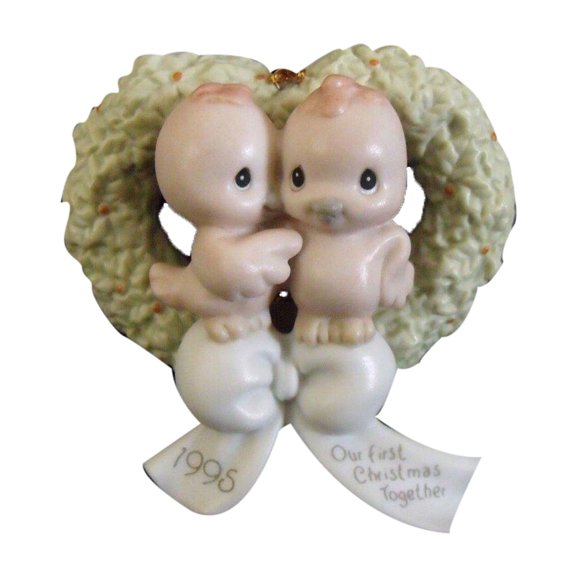 Precious Moments Ornament: 142700 Our First Chirstmas Together (2.75") Dated