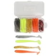 thumbnail image 2 of Embout Mou de Queue de T, Kit d'Appât Mou 60pcs/boîte pour la Pêche au Bar 6cm, 5cm, 2 of 8