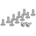 thumbnail image 1 of Uxcell 50-Pack 6-32x1/4 Tornillos de Máquina de Cabeza Plana de Acero Inoxidable 304, Tornillos Completamente Rosados para Muebles Plateados, 1 of 7