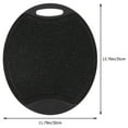 thumbnail image 2 of RENACLIPY Large Chopping Board Black PP Protects Sharpness for Salad Preparation 1Pack, 2 of 6
