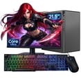 thumbnail image 1 of Computadora Completa de Escritorio Gamer Intel Core Ultra 5 225 16Gb DDR5 SSD 500 Gb Monitor 21.5 WIFI, 1 of 5