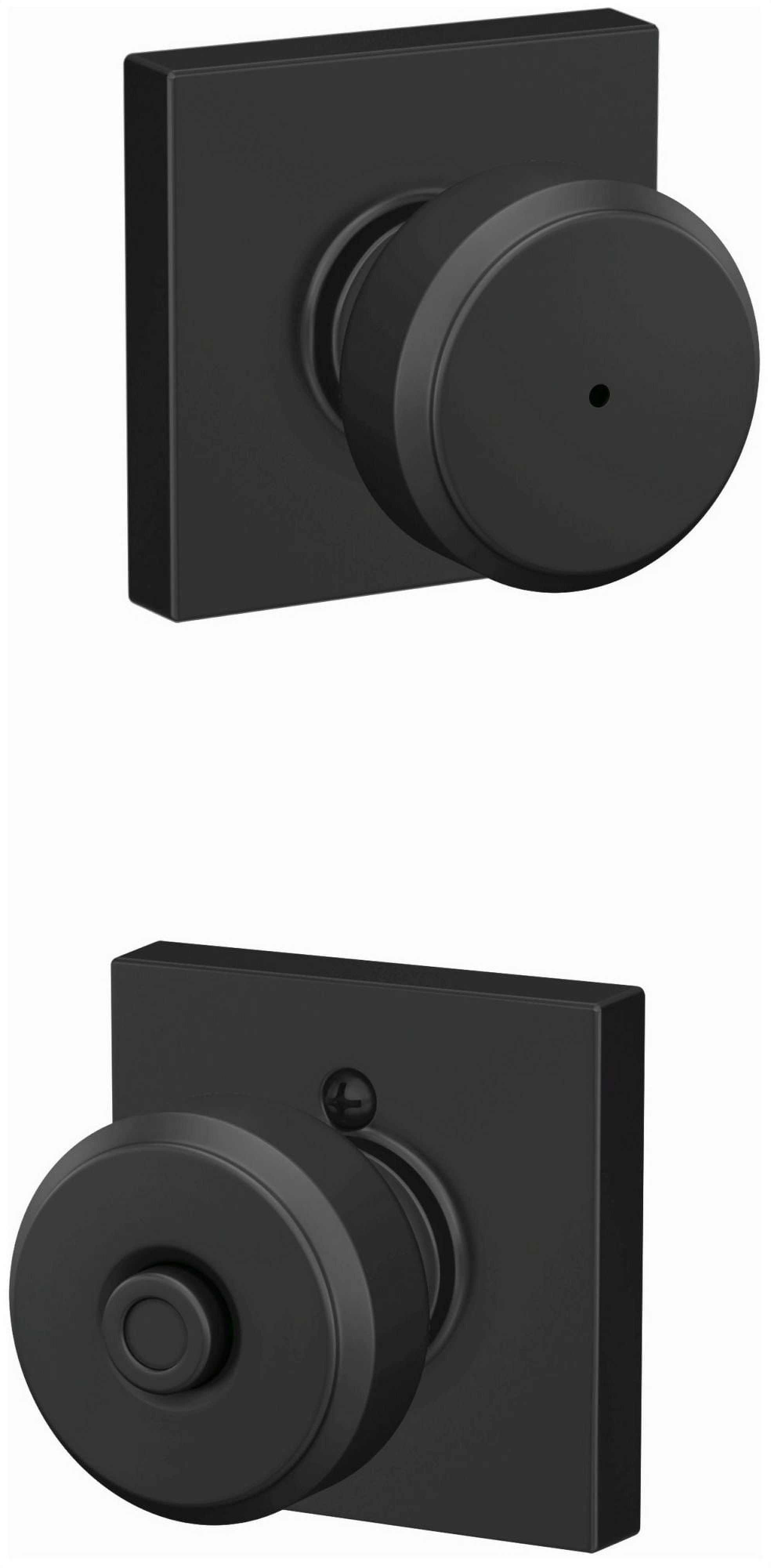 Schlage F40 BWE 622 COL 16 080 10 027 134 Front Entry Handleset Interior Matte Black