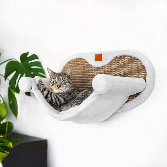 PFOTENOLYMP Cat Wall Hammock for Cats Up To 10 Kg, Durable Wall Mounting Hammock