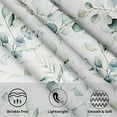 thumbnail image 4 of Spring Leaf Floral Sage Green Tablecloth Round 60 Inch Ruitic Watercolor Table Cloth Waterproof Fabric Farmhouse Green Grey Leaves Tablecloths Decorative for Holiday Home Party, 4 of 6
