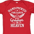 thumbnail image 4 of Inktastic Handpicked for Earth by My Gramps in Heaven with Angel Wings Boys or Girls Baby Bodysuit, 4 of 5