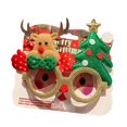 thumbnail image 2 of Divertidas gafas navideñas para niños y adultos, lindo marco navideño para anteojos para usar en regalos de fiesta navideña Ciervo y árbol de Navidad, 2 of 8