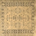 thumbnail image 1 of Ahgly Company Indoor Square Oriental Brown Industrial Area Rugs, 6' Square, 1 of 4