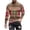 Red, variant on Honeeladyy Men's 3D Print T-Shirts Christmas Print Tee Long Sleeve Round Neck Pullover Tops #Pk-Red-XXL