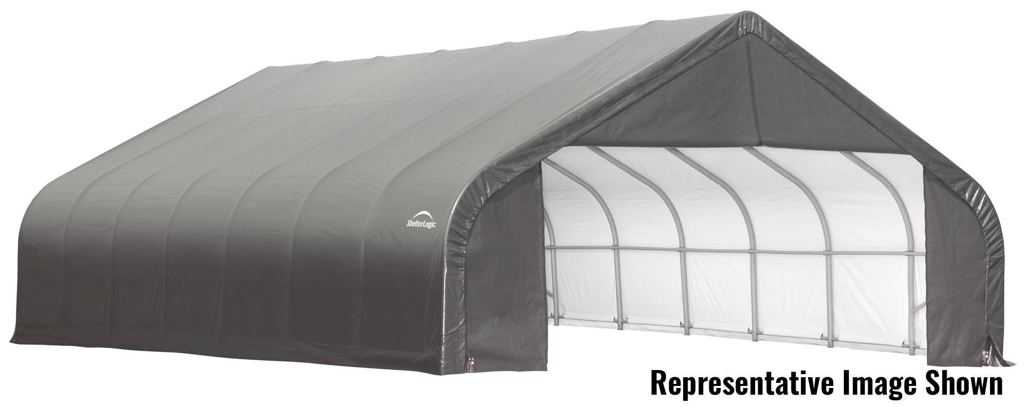 Peak Style Shelter, Gray 