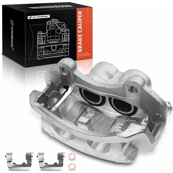 A-Premium Disc Brake Caliper Assembly with Bracket Compatible with Select Cadillac Models - CTS 2008 2009 2010 2011 2012 2013 2014