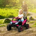 thumbnail image 2 of Qaba 12V Kids Ride On Car with Remote Control, for Aged 3-5 Years, Pink, 2 of 10