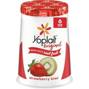Yoplait Original Strawberry Kiwi Low Fat Yogurt, 6 oz Yogurt Cup