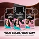 thumbnail image 3 of Herbishh Bubble Foam Hair Dye Shampoo, 3 in 1 Dye for 100% Grey Coverage, Permanent Hair Coloring for Men & Women, Long-lasting & Travel-friendly, Ammonia-free, 10 Sachet x 24 ml (Dark Brown), 3 of 8