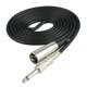 thumbnail image 2 of Cable de micrófono estéreo de 3 pines a conector jack mono macho de 1/4'', 0,3 m 1.5m, 2 of 9