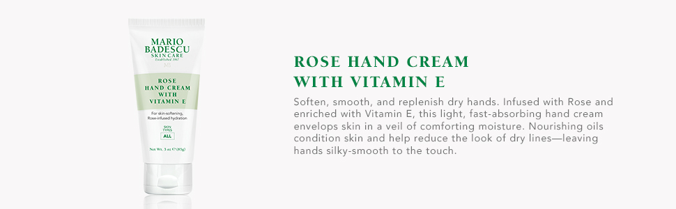 Mario Badescu Vitamin E Hand Cream, Rose, 3 oz - image 3 of 6
