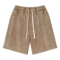 thumbnail image 6 of Laipiong Women's Baggy Wide Leg Shorts Summer 2026 Casual Drawstring High Waisted Trousers with Pockets Comfy Stretchy Beach Vacation Outfits, 6 of 9