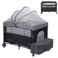 thumbnail image 1 of Corral Para Bebé Aeiou Nueva Zelanda Colecho Plegable Negro, 1 of 7
