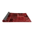 thumbnail image 2 of Ahgly Company Indoor Square Patchwork Red Transitional Area Rugs, 7' Square, 2 of 4