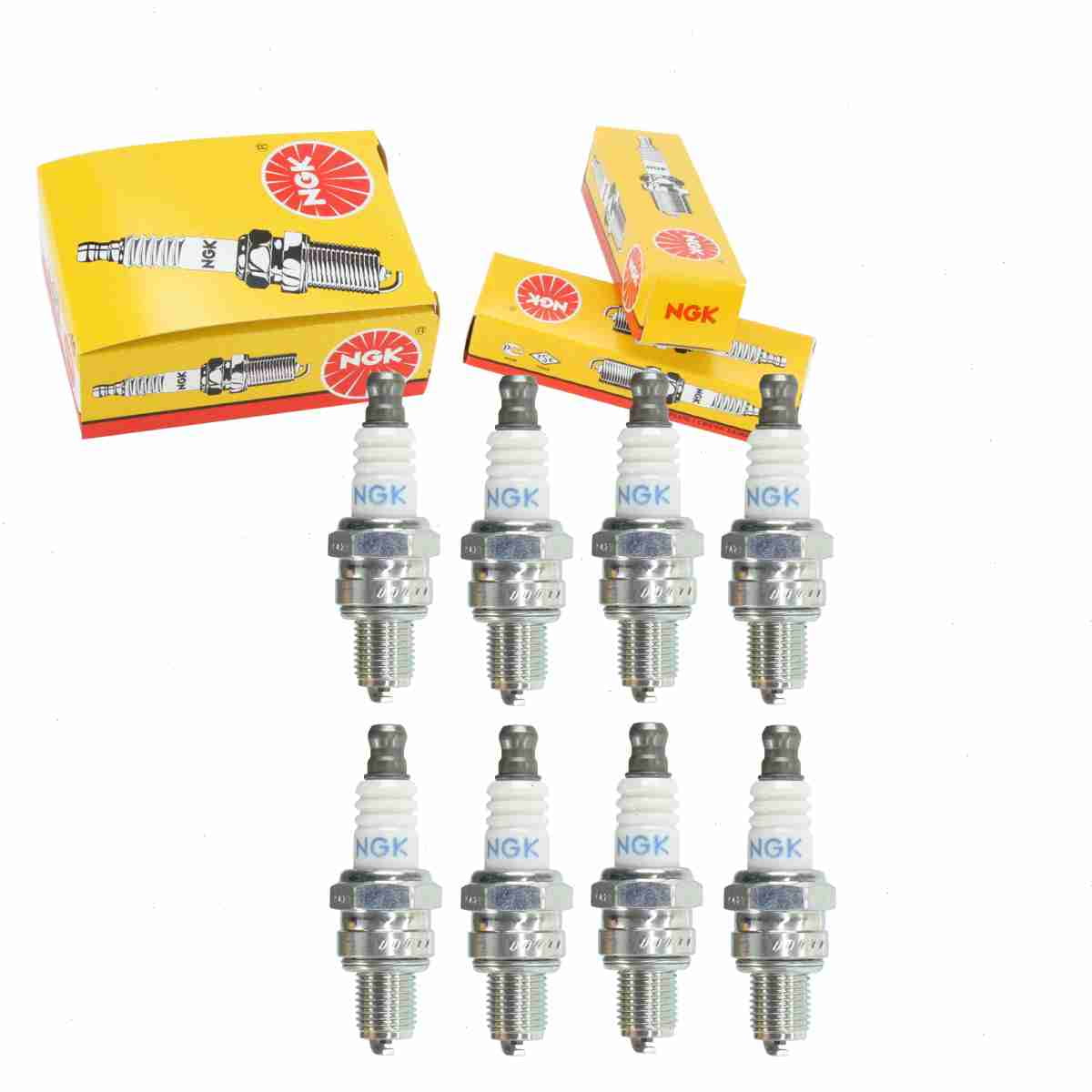 8 pc NGK 3365 Standard Spark Plugs for 168652-4 31916-Z0H-003 965 E3.24 RZ7C TY26707 USR4AC Ignition Wire Secondary