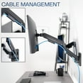 thumbnail image 2 of VIVO Mechanical Spring Arm Dual Monitor Wall Mount 17" - 32" Computer Screens, 2 of 8