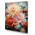 thumbnail image 2 of Designart "Flowing Curved Stems Of Mums" Mums Wall Art Living Room, 2 of 7