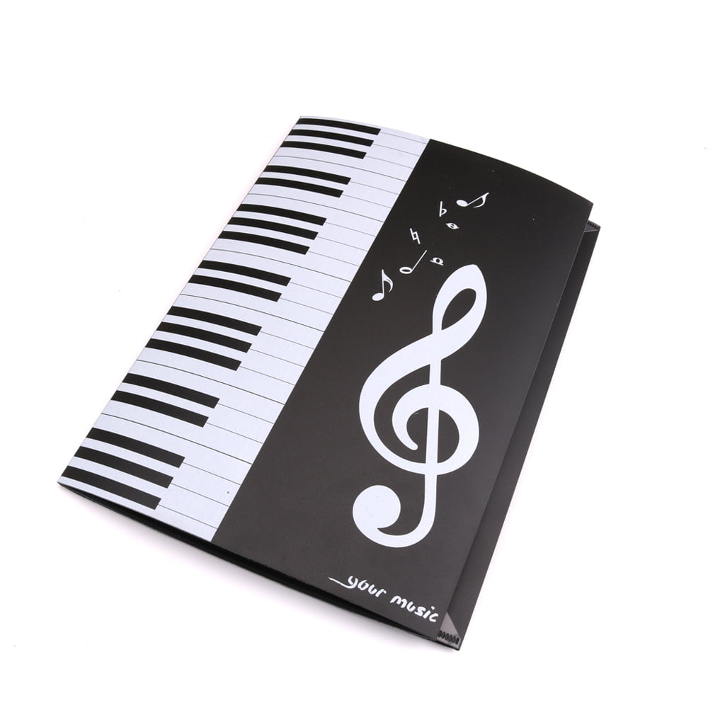 Partitions Dossier Déployante Avec A4 Unfold Musique Papier Support 6 Pages Présentation Dossier Pour Piano