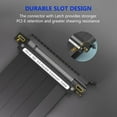 thumbnail image 4 of PCIE 4.0 16X Extension Cable High Speed GPU Riser Cable with PCI Express Port for GPU Extension Cable 25cm 180 Degree, 4 of 8