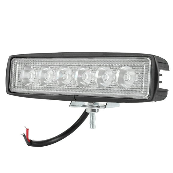 Foco de luz, 6 LED, 18 W, luz de inundación superbrillante, luz de conducción, máxima comodidad