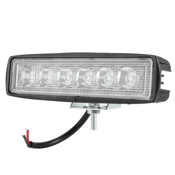 Foco de luz, 6 LED, 18 W, luz de inundación superbrillante, luz de conducción, máxima comodidad