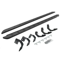 Go Rhino 63420687SPC RB10 Slim Line Running Boards with Mounting Brackets Kit For Ram 15-18 1500, Ram 19-23 1500 Classic (Crew Cab Pickup)