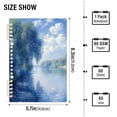 thumbnail image 2 of FORMRS 1-Subject Spiral Notebook 8" x 5" College Ruled 60 Refillable Sheet, Plants and River, 2 of 7