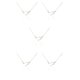 thumbnail image 1 of Guardurnaity Ins doce signos del zodiaco constelaciones tema amistad collar diamantes de imitación DIY único elegante cómodo colgante Libra plata Libra Plata 5piezas Guardurnaity CBP222191, 1 of 5