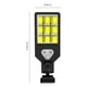 thumbnail image 2 of Lámpara de pared con energía solar Sensor de movimiento PIR impermeable Luz de patio al aire libre (F), 2 of 5