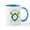 White/Blue Inside, variant on CafePress - Baseball Batter Mugs - 11 oz Ceramic Mug - Novelty Coffee Tea Cup