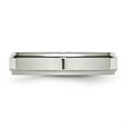 thumbnail image 3 of Primal Steel Stainless Steel 5mm Ridged Edge Band, 3 of 9