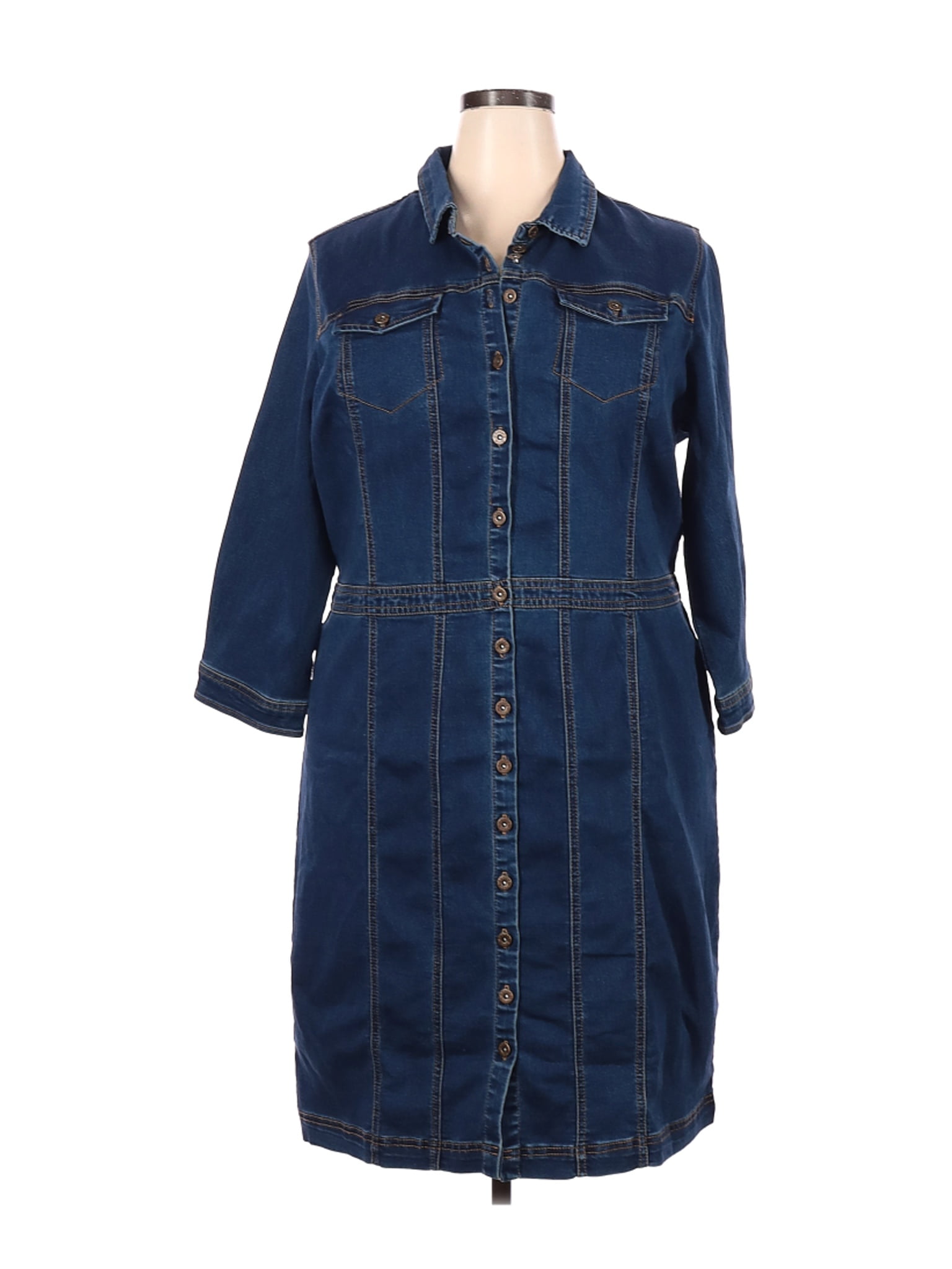 monroe and main denim dress
