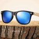 thumbnail image 2 of Gafas de sol coloridas con película de color de bambú para hombres y mujeres Gafas de sol de PC con patas de bambú, 2 of 4
