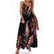 thumbnail image 1 of Vestido sin mangas con peces koi japoneses, lindo vestido de lujo para mujer, vestido de noche, 1 of 7