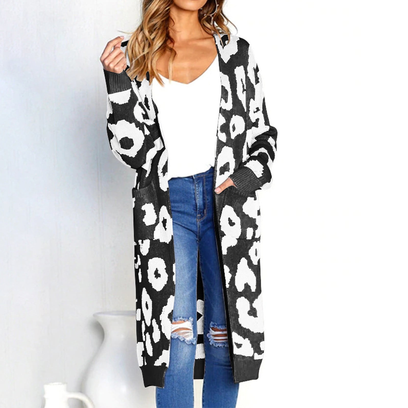 skull cardigan walmart