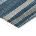 thumbnail image 4 of Addison Rugs Chantille Indoor/Outdoor Transitional Stripes Denim Washable Rectangle Rug, 1'8" x 2'6", 4 of 6