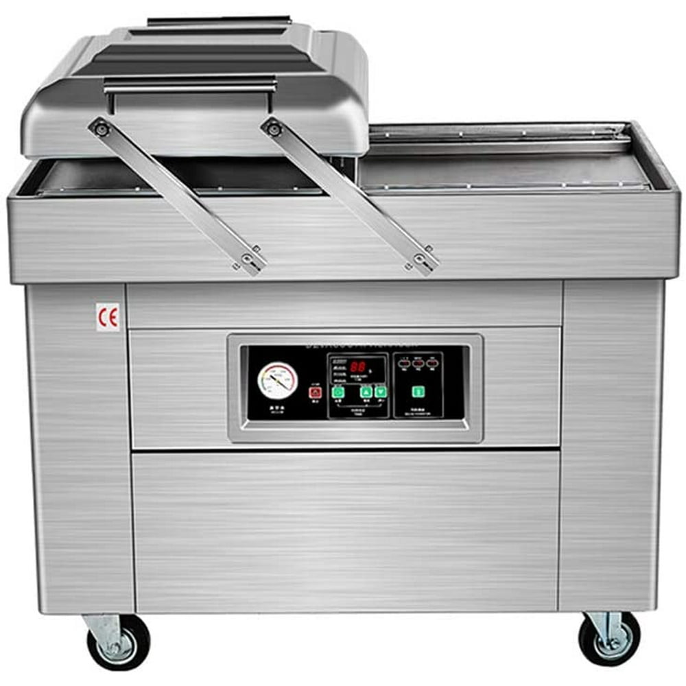 Techtongda Double Chamber Vacuum Sealer w/ Two 20in Sealers Digital