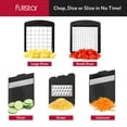 thumbnail image 4 of Picadora de verduras y mandolina Fullstar Black 6 en 1, 4 of 9