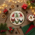 thumbnail image 6 of Uxgjfwu Christmas Embroidery DIY Kit Handmade Craft Material Package with English Design for Holiday Decoration Sewing Kit for Beginners Home Craft, 6 of 6
