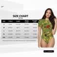 thumbnail image 5 of Uemuo Squirrel And Fox In The Forest Pattern Women's One Piece Short Sleeve Swimsuit Rash Guard Surfing Modest Quick-drying Swimsuit Beach Essentials-Large, 5 of 9