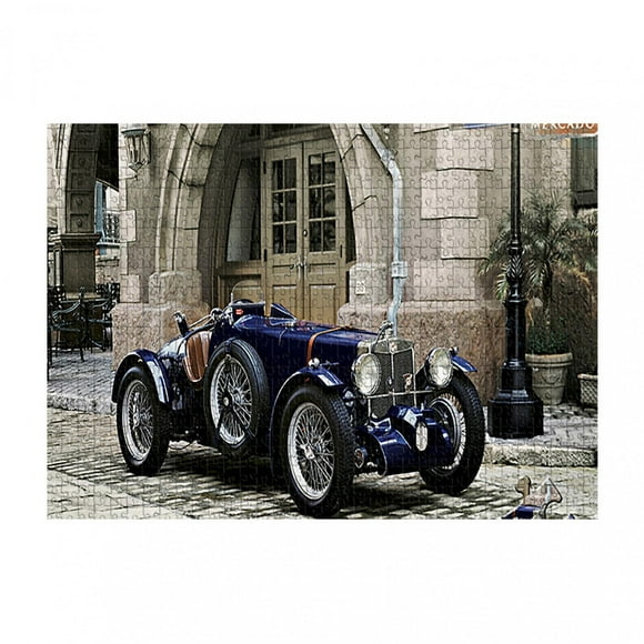 EQWLJWE Puzzle Toys Classic Cars 1000 Large Adult And Children's Puzzle Festival Gift Virtual Puzzle Christmas