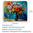 thumbnail image 5 of FeBohao Funny Mouse Pad Mat for Desktop Jiaji Cloth Durable Cute Smooth Pattern Small Pretty Home Use Decor Adults Cushion Aesthetic Vintage Essentials Girl Boy Size Flower, 5 of 6
