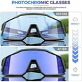 thumbnail image 6 of KAPVOE Photochromic Cycling Sunglasses MTB Clear Mountain Bike Transition Bicycle Sunglasses for Men Women, 6 of 6